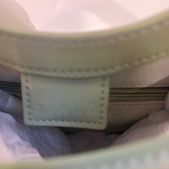 NWT STAUD Pale Jade Mini Moon Bag - Picture 5 of 6